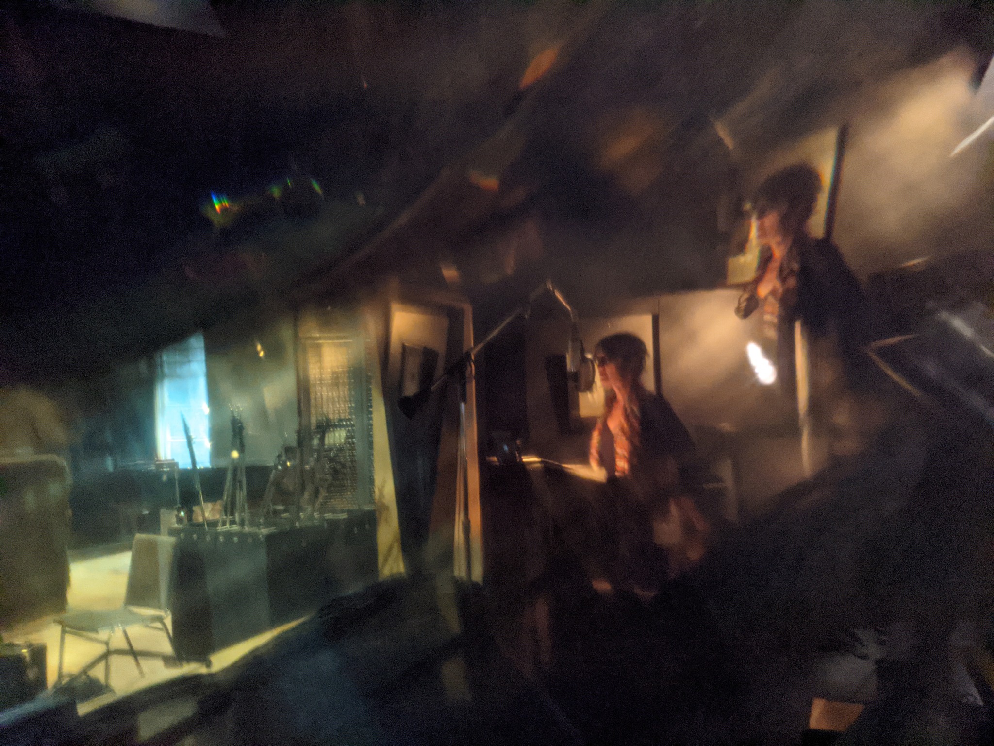 Patti Wotherspoon laying down narriation, Warehouse Studios, Vancouver, BC 2021